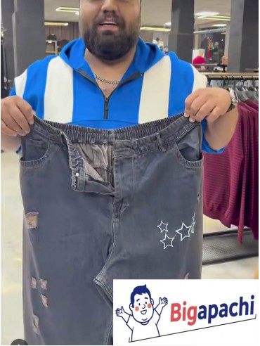 شلوار بگ جین کد 3313